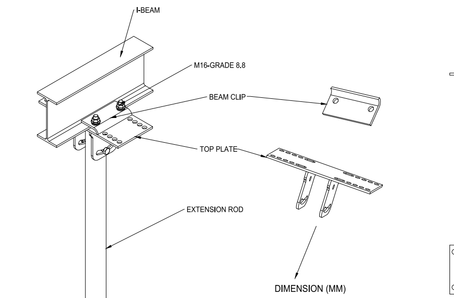 Mounting System of Industrial Ceiling Fan